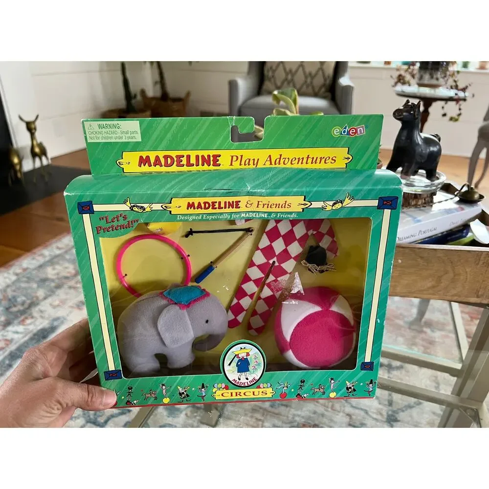 Vintage Madeline & Friends Circus Play Set Eden Toys Style 33428 In Box
